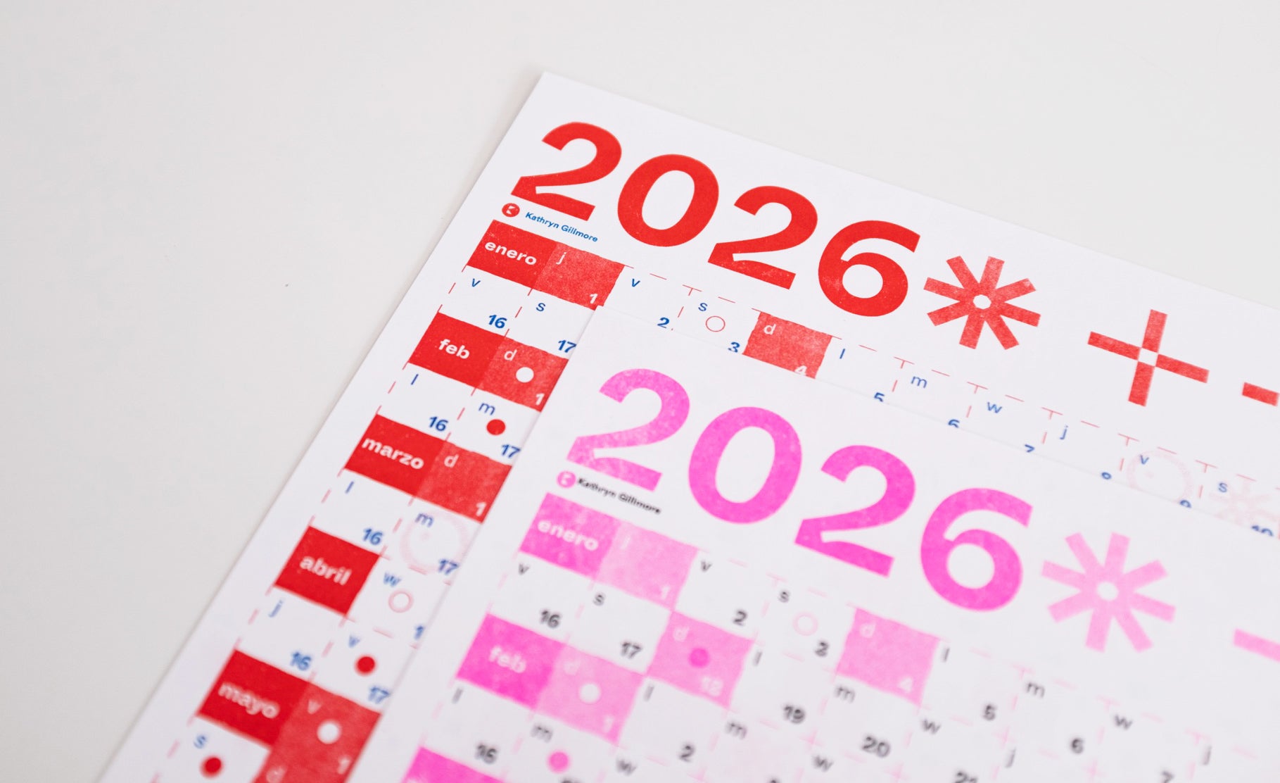 Calendario 2026 Kathryn Gillmore