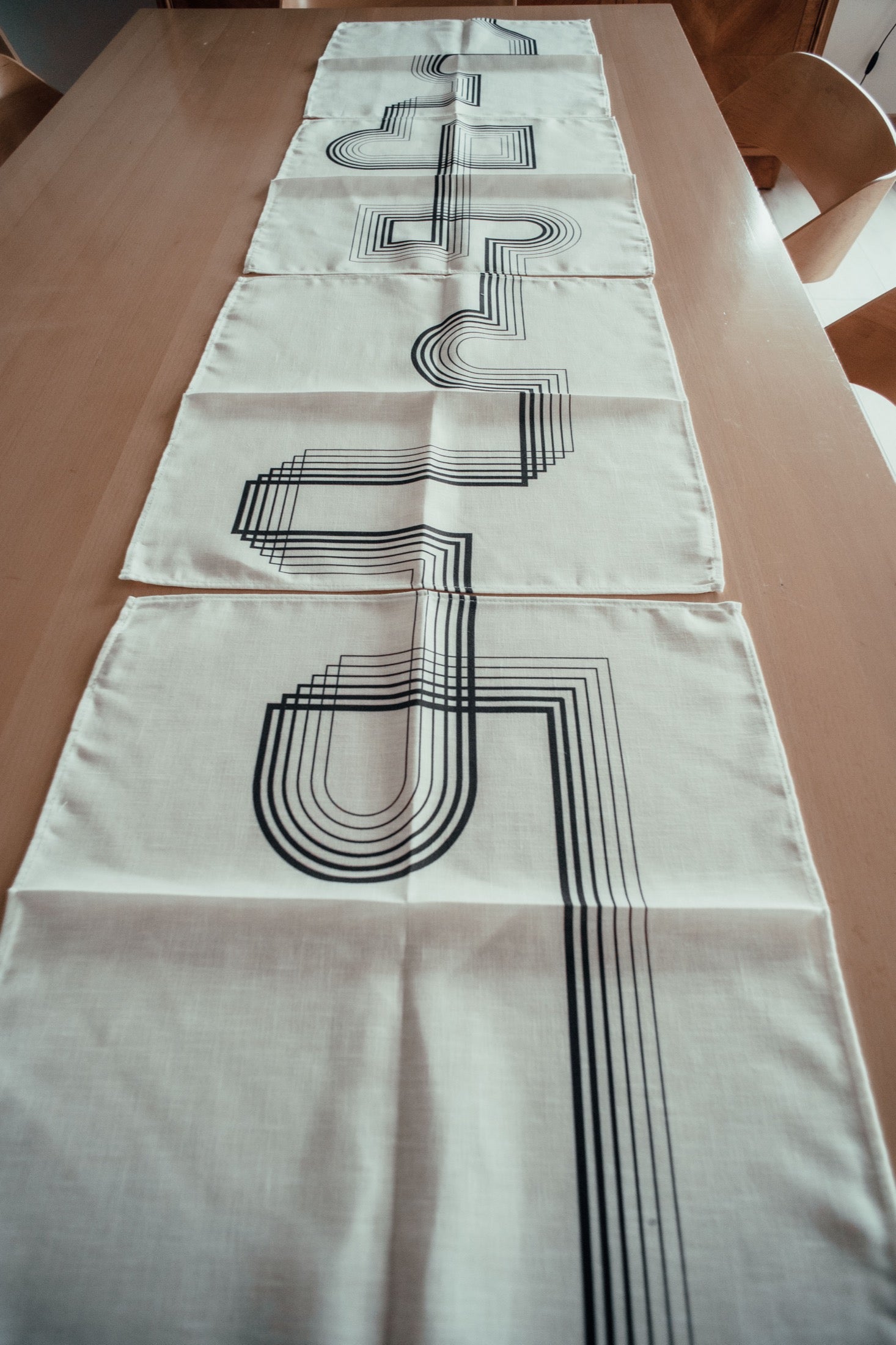 Set de 4 Individuales Blancos