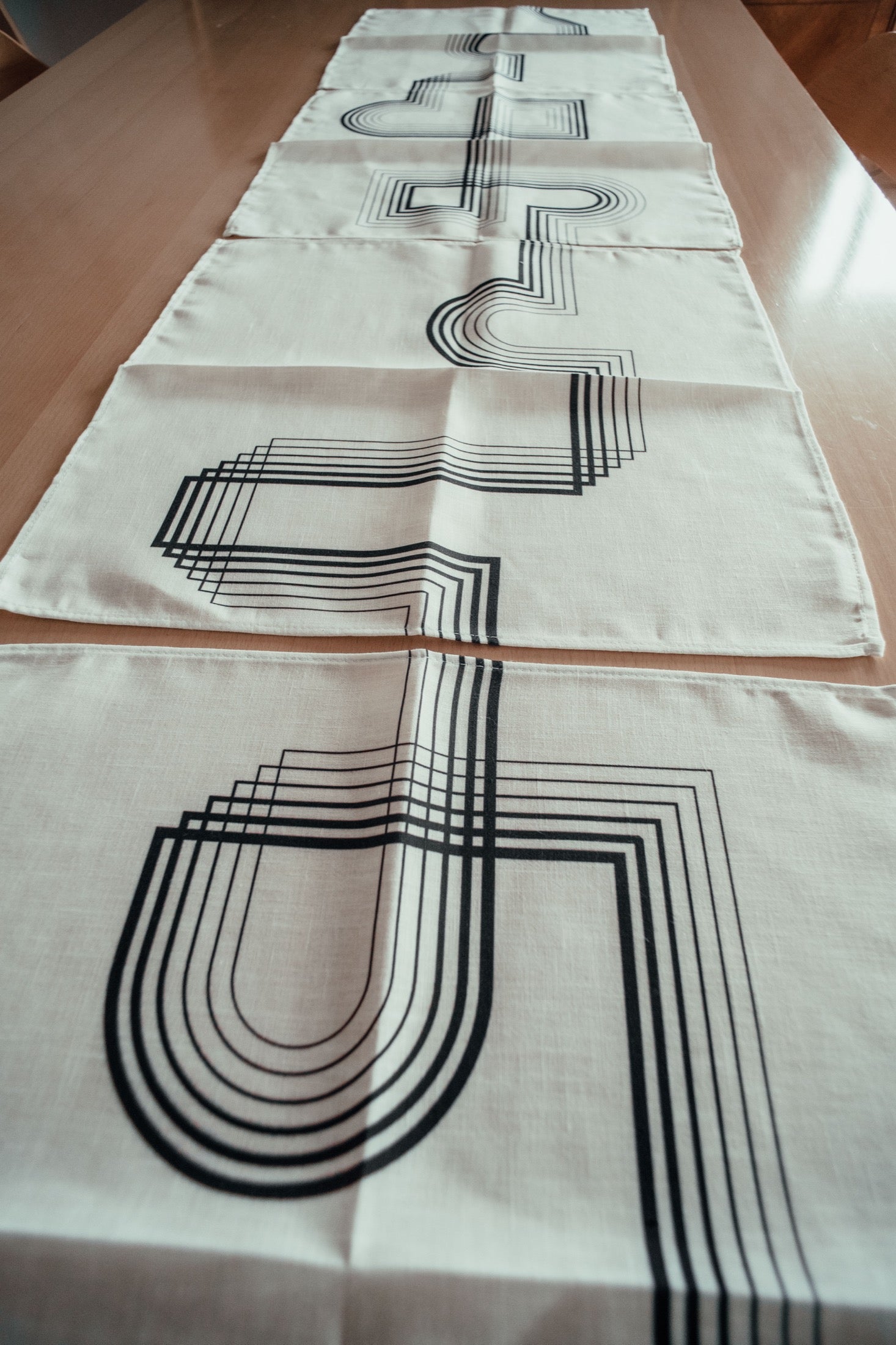 Set de 4 Individuales Blancos