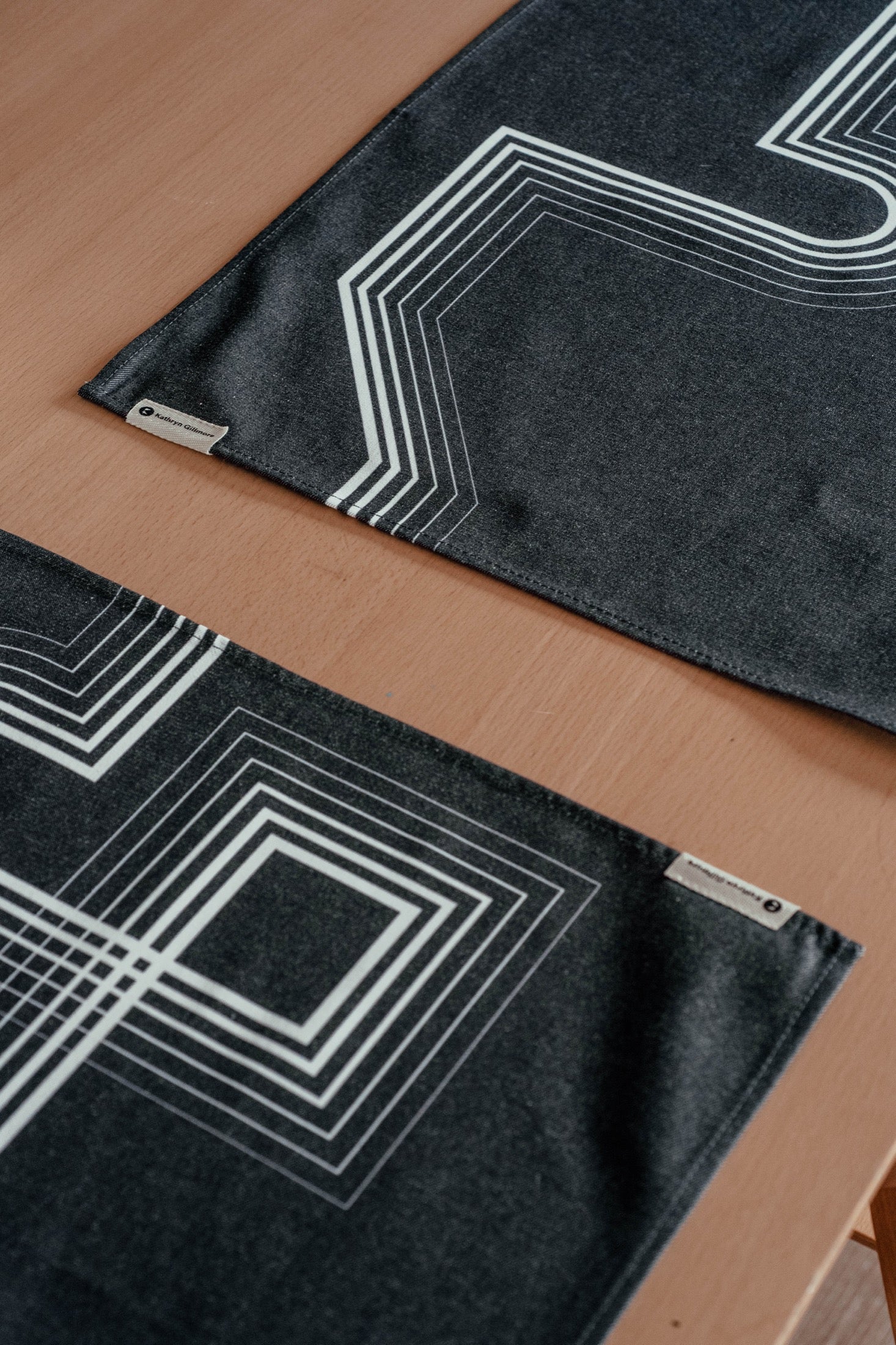 Set de 4 Individuales Negros