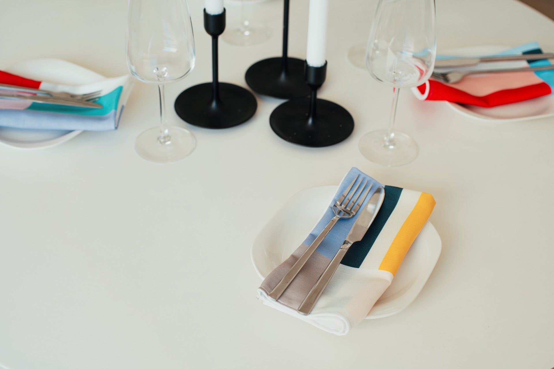 Set de 8 Servilletas Colores